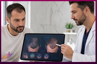 دور الذكاء الاصطناعي في زراعة الشعر